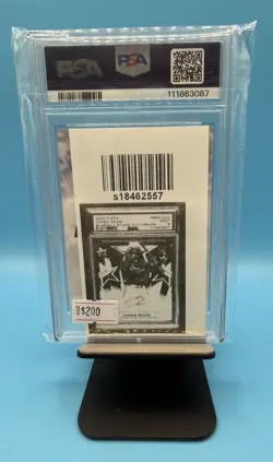 2025 Topps Series 1 Baseball Stars James Wood #BSA-JWO PSA 9 MINT Rookie Auto RC - Image 2