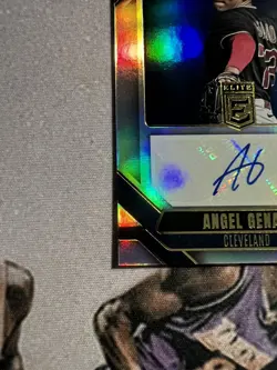 Angel Genao 2026 Donruss Elite Baseball Elite Signatures Auto Holo Foil - Image 3