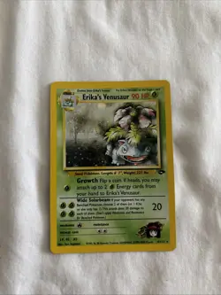 Pokemon Card Erika's Venusaur Holo Gym Challenge Near Mint Condition - Image 4