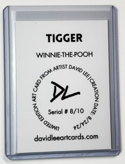 Tigger Limited Edition Artist Signed “Winnie-The-Pooh” Trading Card 8/10 - Image 2