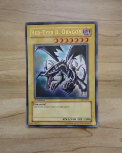 Yu-Gi-Oh! - Red-Eyes B. Dragon / 1st Edition - Ultra Rare / Holo - SDJ-001 - Image 1