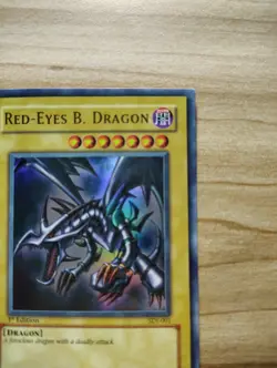 Yu-Gi-Oh! - Red-Eyes B. Dragon / 1st Edition - Ultra Rare / Holo - SDJ-001 - Image 3