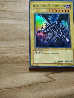 Yu-Gi-Oh! - Red-Eyes B. Dragon / 1st Edition - Ultra Rare / Holo - SDJ-001 - Image 5