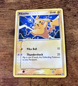 Nintendo Pikachu 60/106 Emerald Common Reverse Holo English 50 HP 2005 - Image 1