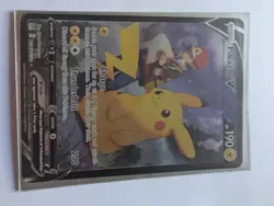 Pikachu V Lost Origins TG16/TG30 Ultra Rare Holo Trainer Gallery Ungraded Card - Image 2