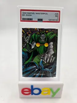1992 Marvel Masterpieces #26 - Dr. Doom - PSA 7 - Image 1