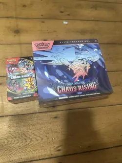 Pokemon TCG Chaos Rising ETB Elite Trainer Box and Booster Bundle New & Sealed - Image 1