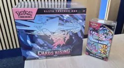 Pokemon TCG Chaos Rising ETB Elite Trainer Box and Booster Bundle New & Sealed - Image 1