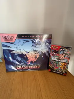Pokemon TCG Chaos Rising ETB and Booster Bundle Brand New Sealed - Image 1