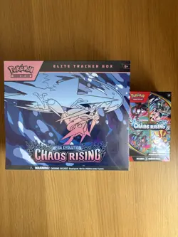 Pokemon TCG Chaos Rising ETB and Booster Bundle Brand New Sealed - Image 2