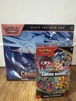 Pokemon TCG Chaos Rising Elite Trainer Box and Booster Bundle. New & Sealed - Image 1