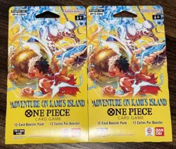One Piece TCG 2 OP14 2 OP15 2 OP16 Sleeved Booster Packs New Sealed Lot Of 6 - Image 4