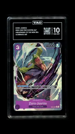 2023 TAG 10 One Piece Awakening of The New Era Zoro-Juurou #OP05-067 - Image 1
