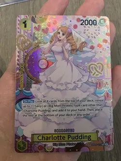 One Piece Charlotte Pudding SP Alt Art Two Legends OP03-112 - Image 2