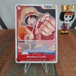 Monkey D Luffy Pre-Errata P-001 Promotion Pack 2022 One Piece Promo - Image 1