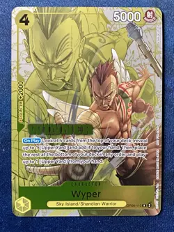 Wyper WINNER Pack 2025 Vol. 2 OP06-114 One Piece Promotion Cards Foil - Image 1