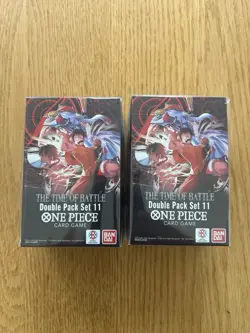 One Piece TCG: Lot Of 2 Double Pack Set 11. Two Sealed Boxes. - Image 1