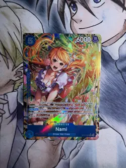 Bandai One Piece Nami SR Alternate Art Foil OP11-054 English - Image 1