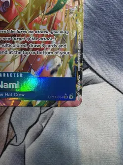 Bandai One Piece Nami SR Alternate Art Foil OP11-054 English - Image 5