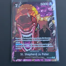 St. Shepherd Ju Peter OP13-084 R ALT ART English One Piece Card Game - Image 1