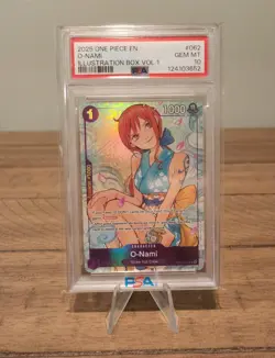 One Piece Peach Momoko Illustration Box Vol 1 PSA 10 Sequential Set Nami Boa Eng - Image 3