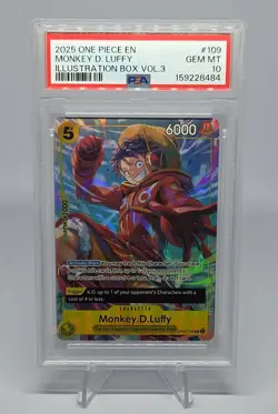 Monkey.D.Luffy (Illustration Box Vol.3) OP07-109 One Piece Promotion Cards Foil - Image 1