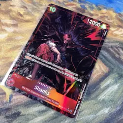 One Piece Shanks OP09-004 SR Alternate Art OP-09 Emperors In The New World NM EN - Image 2