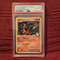 2009 Pokemon Platinum Supreme Victors Charizard G #20 PSA 8 NM/MT TCG Card - Image 1