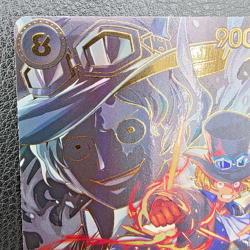 One Piece Sabo OP07-118 SP SEC ENG Secret Rare OP13 Carrying on His Will Bandai - Image 3
