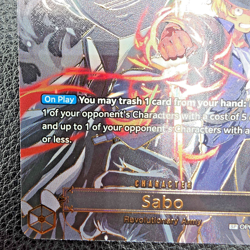 One Piece Sabo OP07-118 SP SEC ENG Secret Rare OP13 Carrying on His Will Bandai - Image 5