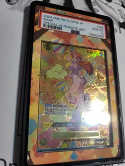 One Piece 2024 Nami OP09-106 Alt Art SP Japanese GEM MINT PSA 10 - Image 4
