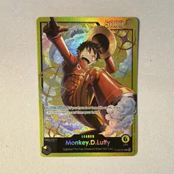 Bandai One Piece CCG Monkey D Luffy ST29-001 Leader Holo 5000 6 EN - Image 1