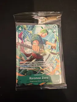 One Piece TCG Roronoa Zoro P-114 Convention Exclusive Promo Card Sealed English - Image 1