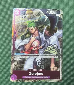 LP One Piece Zoro-Juurou OP05-067 rare French Promo 1st Anniversary - Image 1