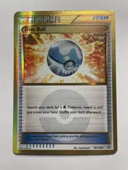 Dive Ball 161/160 Secret Rare Trainer Primal Clash Pokemon TCG Card - Image 1