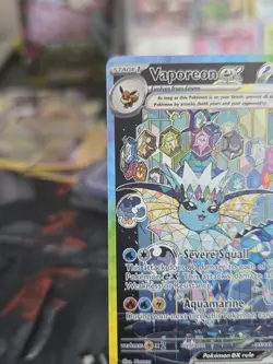 The Pokemon Company Vaporeon ex 149/131 Prismatic Evolutions SIR Holo EN 2025 - Image 3
