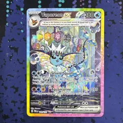 The Pokemon Company 2025 Vaporeon ex 149/131 Prismatic Evolutions SIR Holo FA - Image 1