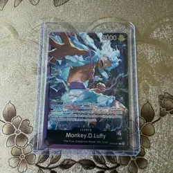 Bandai One Piece CCG Monkey D. Luffy Leader OP09-061 Foil Alt Art - Image 1