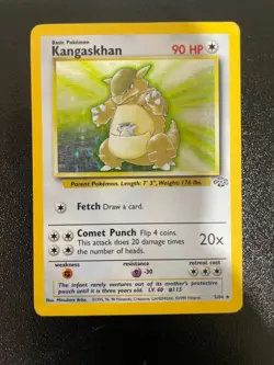 Pokemon Kangaskhan 5/64 Holo Rare 1999 Unlimited Jungle English MP - Image 1
