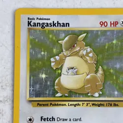 Kangaskhan 5/64 Jungle Unlimited Holo Rare WOTC Pokemon Card MP - Image 4
