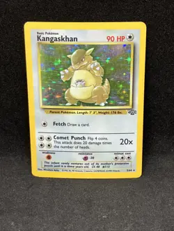 Pokemon TCG Kangaskhan Jungle 5/64 Holo Unlimited Holo Rare MP - Image 2