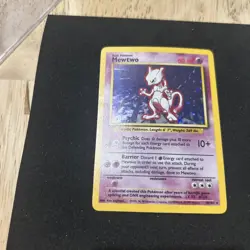 Pokemon TCG Mewtwo Base Set Holo Rare Card 10/102 - Image 2