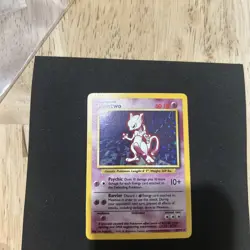 Pokemon TCG Mewtwo Base Set Holo Rare Card 10/102 - Image 3