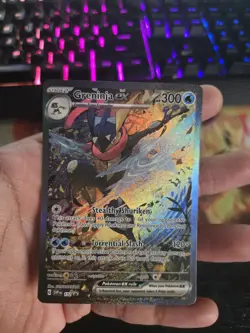 Pokemon Scarlet & Violet Promo Card #132 Greninja EX (Shrouded Fable) - Image 1