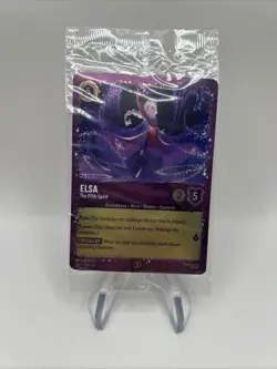 Disney Lorcana Elsa The Fifth Spirit 6/P3 Glitter Foil Sealed Promo - Image 1