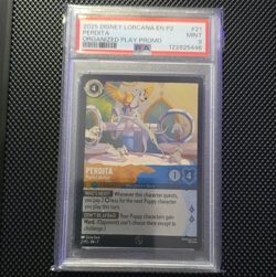 Disney Lorcana Perdita Playful Mother Promo Cold Foil #21 PSA 9 English 2025 - Image 1