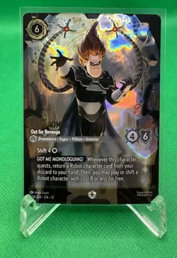 2026 Lorcana Syndrome Out for Revenge (Enchanted) 238/204 Wilds Unknown Holo - Image 1