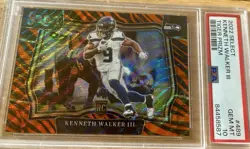 2022 Panini Select Tiger Prizm Kenneth Walker III RC PSA 10 SSP Case Hit POP 2 - Image 1