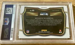 2022 Panini Select Tiger Prizm Kenneth Walker III RC PSA 10 SSP Case Hit POP 2 - Image 2