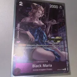 Black Maria ST04-011 CS 2023 Celebration Pack Championship One Piece Card Promo - Image 1